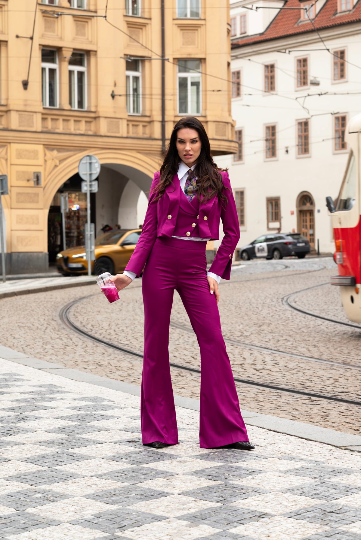 Tailleur new Jolie Lampone