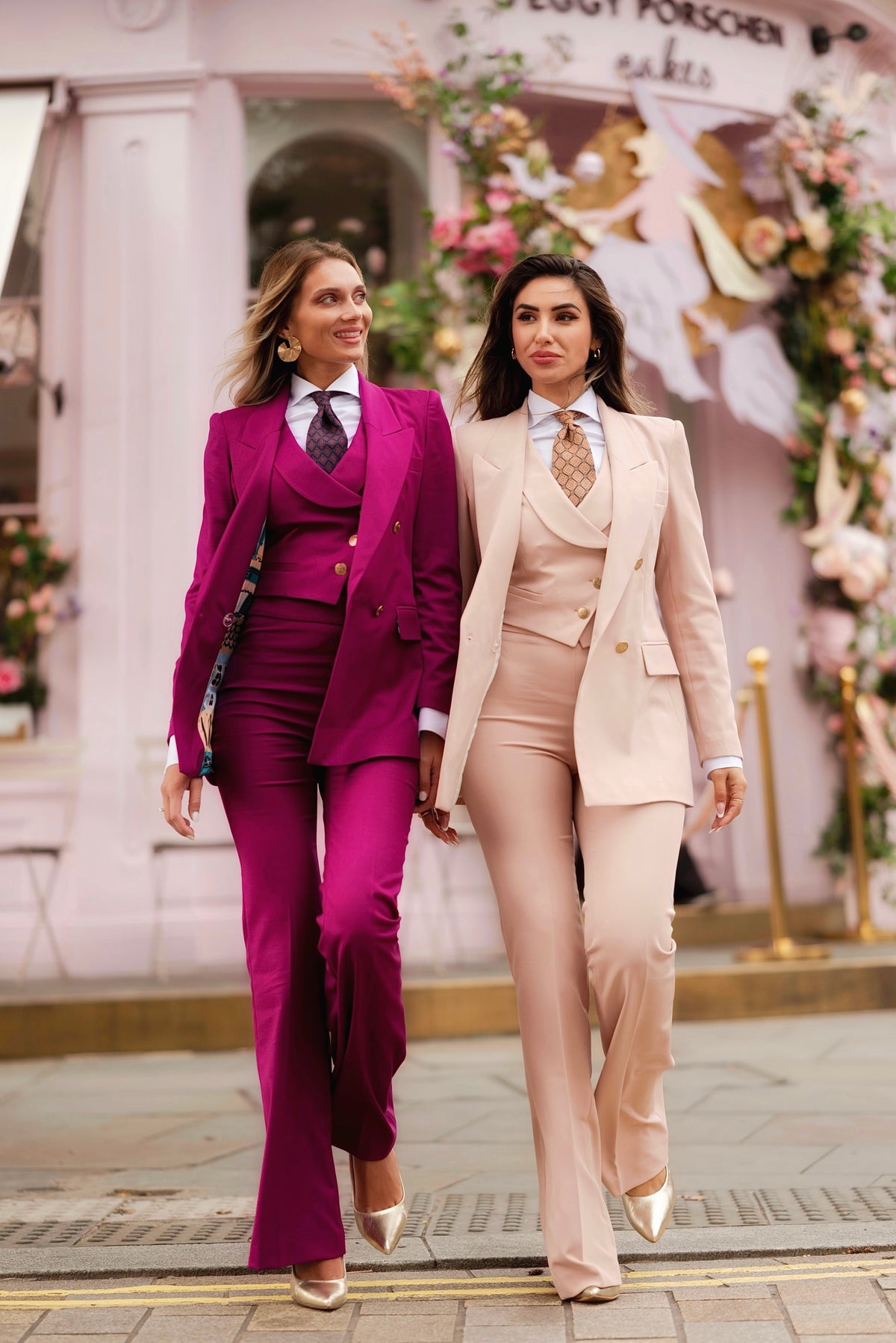 Tailleur tre pezzi Classic Fuxia