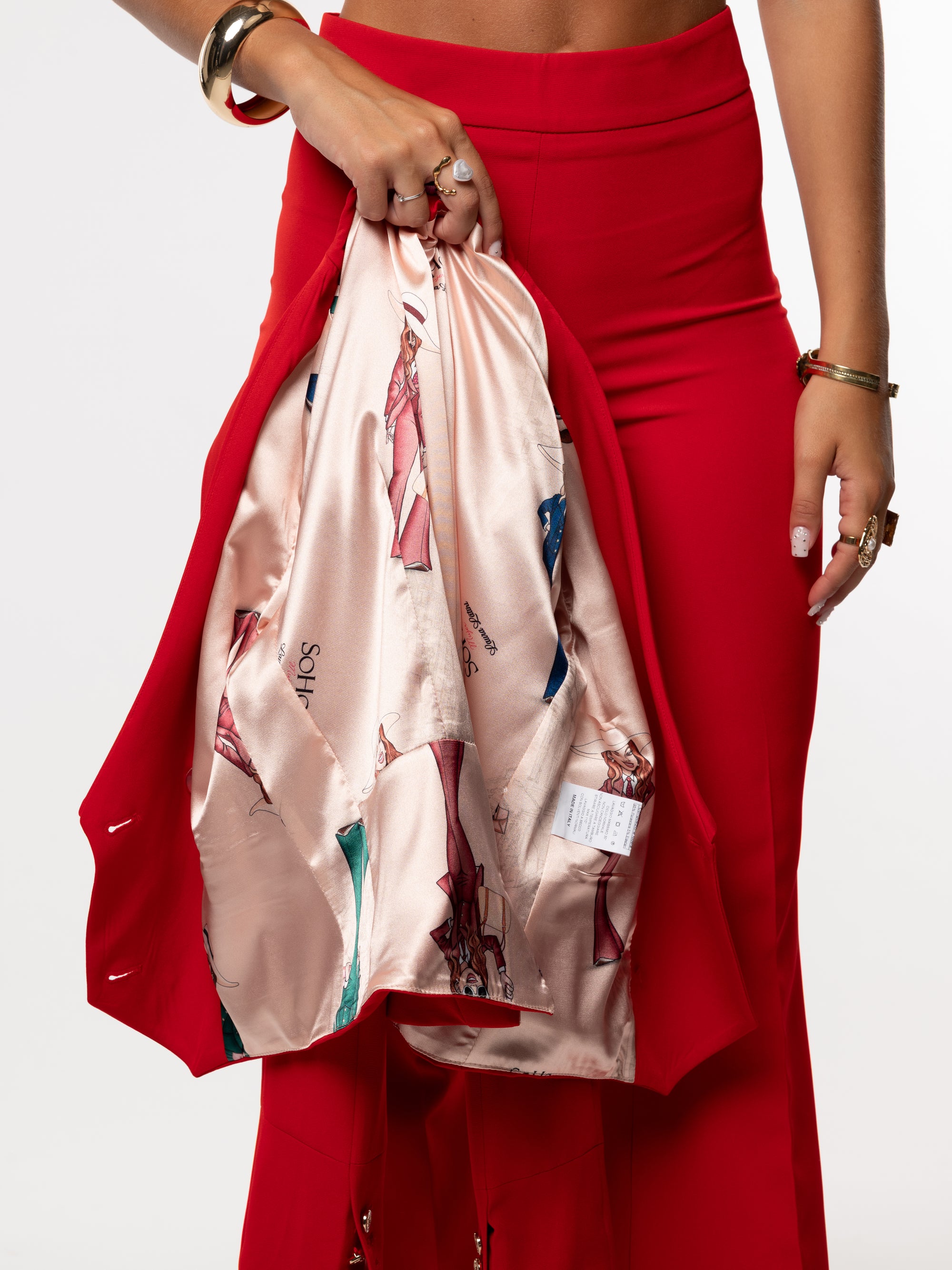 Tailleur Cleopatra rosso