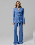 Tailleur Tre Pezzi Ilaria Azzurro