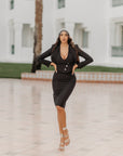 Tailleur Laura Nero Gessato
