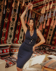 Tailleur Laura Blu Gessato