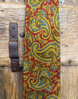 Cravatta Paisley Bordeaux e Giallo