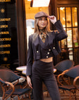 Tailleur new Jolie testa di moro