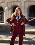 New tailleur tre pezzi Baby Bordeaux